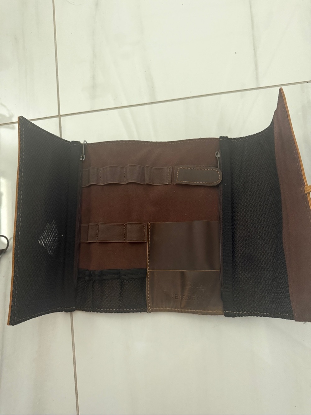 Barney Travel Wallet Leather Handcrafted Gift